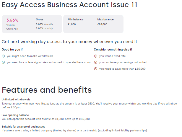 Shawbrook Bank Account Types
