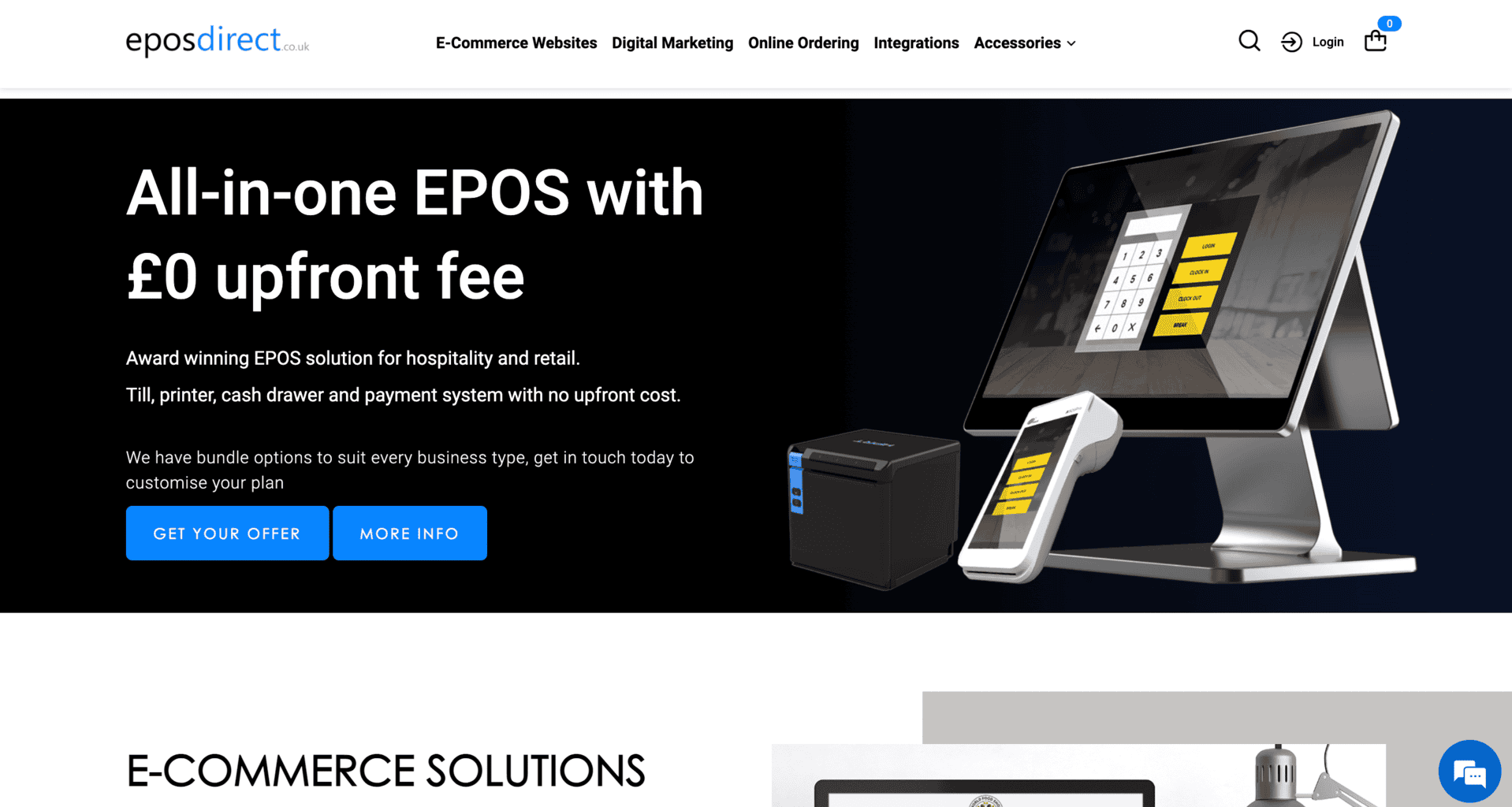 EPOS Direct landing page