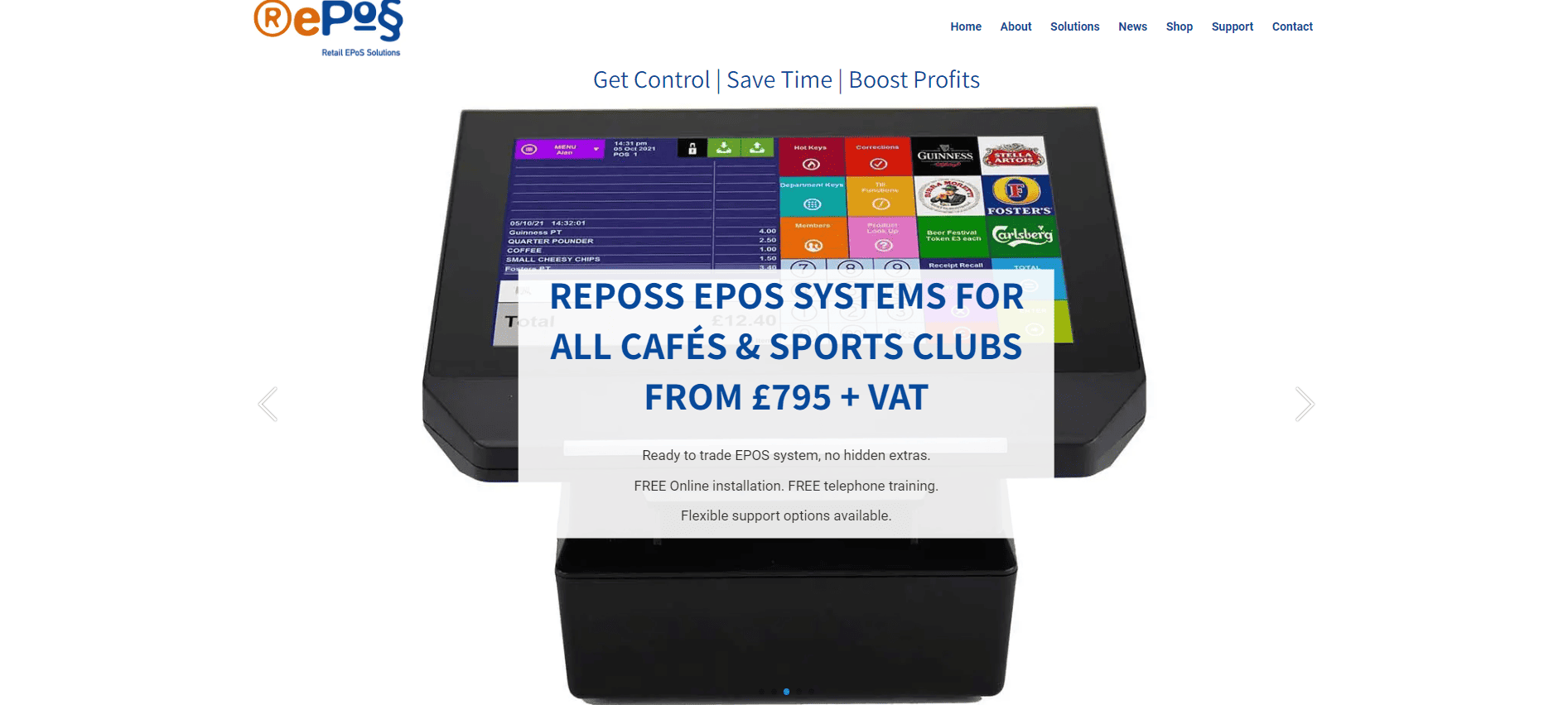 Reposs EPoS Systems for Cafés and Sports Clubs